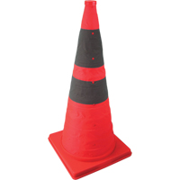 Collapsible Lighted Cone, 28" H, Orange SEK502 | NTL Industrial