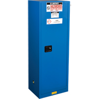 Armoires &eacute;troites doubl&eacute;es pour rangement de mati&egrave;res dangereuses Chem-Cor, 22 gal., 23,25" x 65" x 18" NTL Industrial