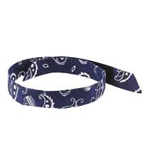 Chill-Its&reg; 6705 Evaporative Cooling Bandana, Blue NTL Industrial
