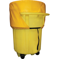 Couvercle en poly pour les surconteneurs avec roues de 50 gallons NTL Industrial