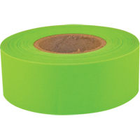 Sub-Zero Flagging Tape, 1.2" W x 150' L, Fluorescent Lime SEN414 | NTL Industrial