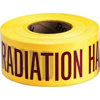 Ruban pour barricade, Anglais, 3" la x 1000' lo, 3 mils, Magenta/jaune NTL Industrial