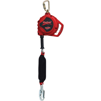 Rebel Self Retracting Lifeline for Leading Edge, 20', Galvanized Steel, Swivel NTL Industrial