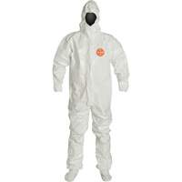 Hooded Coveralls, Tychem<sup>®</sup> 4000, 2X-Large, White SAV140 | NTL Industrial