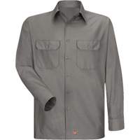 Long Sleeve Ripstop Shirt, Men's, 3X-Large, Grey NTL Industrial