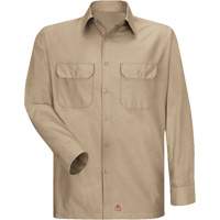 Long Sleeve Ripstop Shirt, Men's, 3X-Large, Khaki NTL Industrial