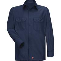 Long Sleeve Ripstop Shirt, Men's, 3X-Large, Navy Blue NTL Industrial