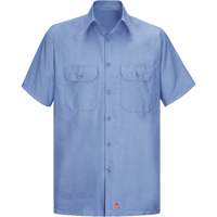 Chemise &agrave; manches courtes en tissu ind&eacute;chirable, Hommes, 3T-Grand, Bleu NTL Industrial