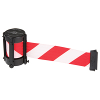Replacement Cassettes For Utility, Advance & StowAway&reg; TensaBarrier&reg;, 13', White Tape NTL Industrial