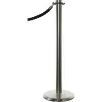 Portable Posts, 34" High, Polished NTL Industrial