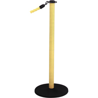 Portable Posts, 36" High, Yellow NTL Industrial