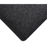 Tapis Deluxe Soft Step No 444, Rugueux, 3' x 5' x 5/8", Noir, &eacute;ponge en PVC NTL Industrial
