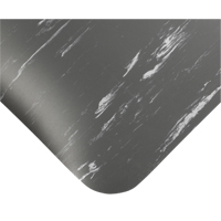 Tile-Top Select Anti-Microbial Mats No.494, Smooth, 2' x 10' x 1/2", Charcoal, PVC NTL Industrial