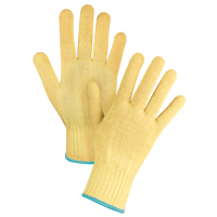 Gants tricot&eacute;s sans couture, Taille T-Grand/10, Calibre 7, Enveloppe en Kevlar, ASTM ANSI niveau A2/EN 388 niveau 3 NTL Industrial