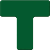 Marqueurs all&eacute;g&eacute;e/5S Armor Stripe, T, 6" lo x 6" la, Vert, Plastique NTL Industrial