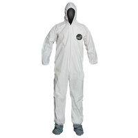 ProShield&reg; 50 Coveralls, Small, White, Microporous NTL Industrial