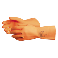 Gants de poids lourds 408, Taille Petit/7, 13" lo, Latex, Doublure en Ouat&eacute;e, 30 mils NTL Industrial