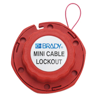 Mini Cable Lockout, 8' Length SFU842 | NTL Industrial