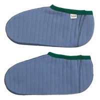 Chaussons pour bottes en caoutchouc, Hommes, T-Grand, Bleu/Vert, Coton/Molleton NTL Industrial