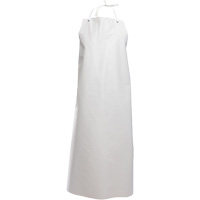 Heavy-Duty Apron, Nitrile/Polyester, 48" L x 35" W, White NTL Industrial