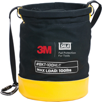 Tool Lifting Safe Bucket, Canvas, 12.5" Dia. x 15" H, 100 lbs. Load Rating SFV223 | NTL Industrial