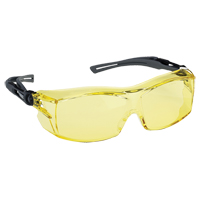 Dynamic OTG Extra Series Safety Glasses, Amber Lens, Anti-Fog/Anti-Scratch, ANSI Z87+/Meets/Exceeds CSA Z94.3 NTL Industrial