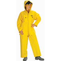 Hurricane Flame Retardant/Oil Resistant Rain Suits - Rainsuits, 4X-Large, Yellow NTL Industrial