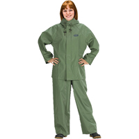 Hurricane Flame Retardant/Oil Resistant Rain Suits - Rainsuits, 4X-Large, Green NTL Industrial