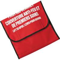 Couverture anti-feu avec sac de nylon Dynamic, Laine, 60" lo x 71" la NTL Industrial