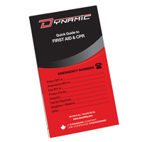 Dynamic™ First Aid Pocket Guide SGB069 | NTL Industrial