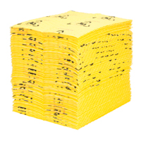 Tampons d'avertissement de premi&egrave;re qualit&eacute; - absorbants haute visibilit&eacute;, Universel, 15" x 18", 24,4 gal. d'absorption NTL Industrial