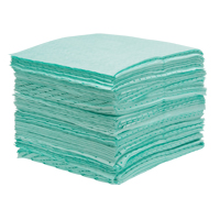 Premium Bonded Sorbent Pads, Hazmat, 15" x 18", 25 gal. Absorbancy NTL Industrial
