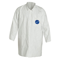 Lab Coat, Tyvek&reg; 400, White, 6X-Large NTL Industrial