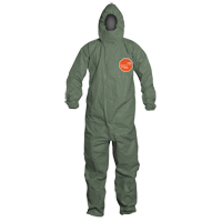 Tychem<sup>®</sup> 2000 SFR Protective Coveralls, Small, Green SGC899 | NTL Industrial