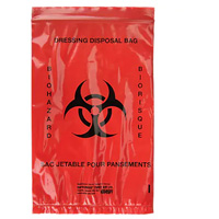 Dynamic Hazardous Waste Bags, Bio-Hazard, 9" L x 6" W, 2.0 mils NTL Industrial