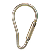 Carabiner, Steel, 5000 lbs Capacity NTL Industrial