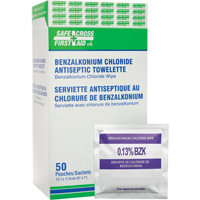 Lingettes antiseptiques au chlorure de benzalkonium, Serviette, Antiseptique NTL Industrial