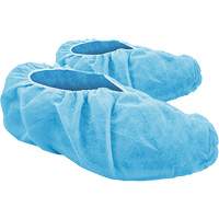 CoverMe Disposable Shoe Covers, Large, Polypropylene, Blue NTL Industrial