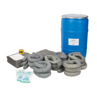 Spill Kit, Universal, Drum, 55 US gal. Absorbancy SGD800 | NTL Industrial