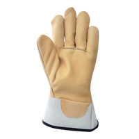 Lineman's Gloves, Small, Grain Cowhide Palm NTL Industrial