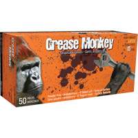 Gants Grease Monkey, Moyen, Latex, 15 mils, Sans poudre, Bleu NTL Industrial