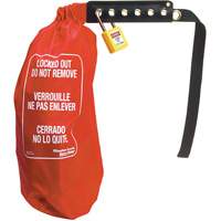 Sac de cadenassage &eacute;lectrique pour prise surdimensionn&eacute;e & contr&ocirc;le de palan, Type Prise NTL Industrial