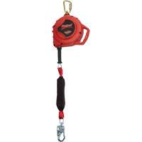 Rebel Self-Retracting Lifeline, 33', Galvanized Steel, Swivel NTL Industrial