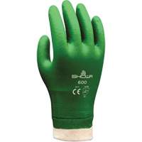 Gants enduits Atlas 600, Taille Petit/7, 9" lo, PVC, Doublure en Coton, 53-mil NTL Industrial