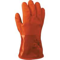 Gants &agrave; double enduit Atlas 460, Taille Moyen/8, 12" lo, PVC, Doublure en Acrylique/Coton, 130-mil NTL Industrial