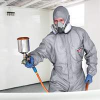 ProPlus Gard Protective Coveralls, Nylon, Medium, Grey NTL Industrial