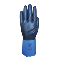 Gants enti&egrave;rement tremp&eacute;s et r&eacute;sistants aux produits chimiques Summitech, Taille Petit/7, 11,8" lo, Chloropr&egrave;ne, Doublure en Poly-coton, 59 mils NTL Industrial