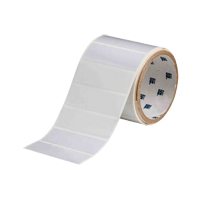 &eacute;tiquettes imprimables ToughBond &agrave; transfert thermique, Polyester, 3" lo x 1" h, Blanc NTL Industrial