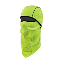 N-Ferno&reg; 6823 Wind-Proof Hinged Balaclava, Fleece, High-Visibility Lime Green NTL Industrial