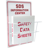 Basket-Style Aluminum Safety Data Sheet Center, English, Binders Included SGH868 | NTL Industrial
